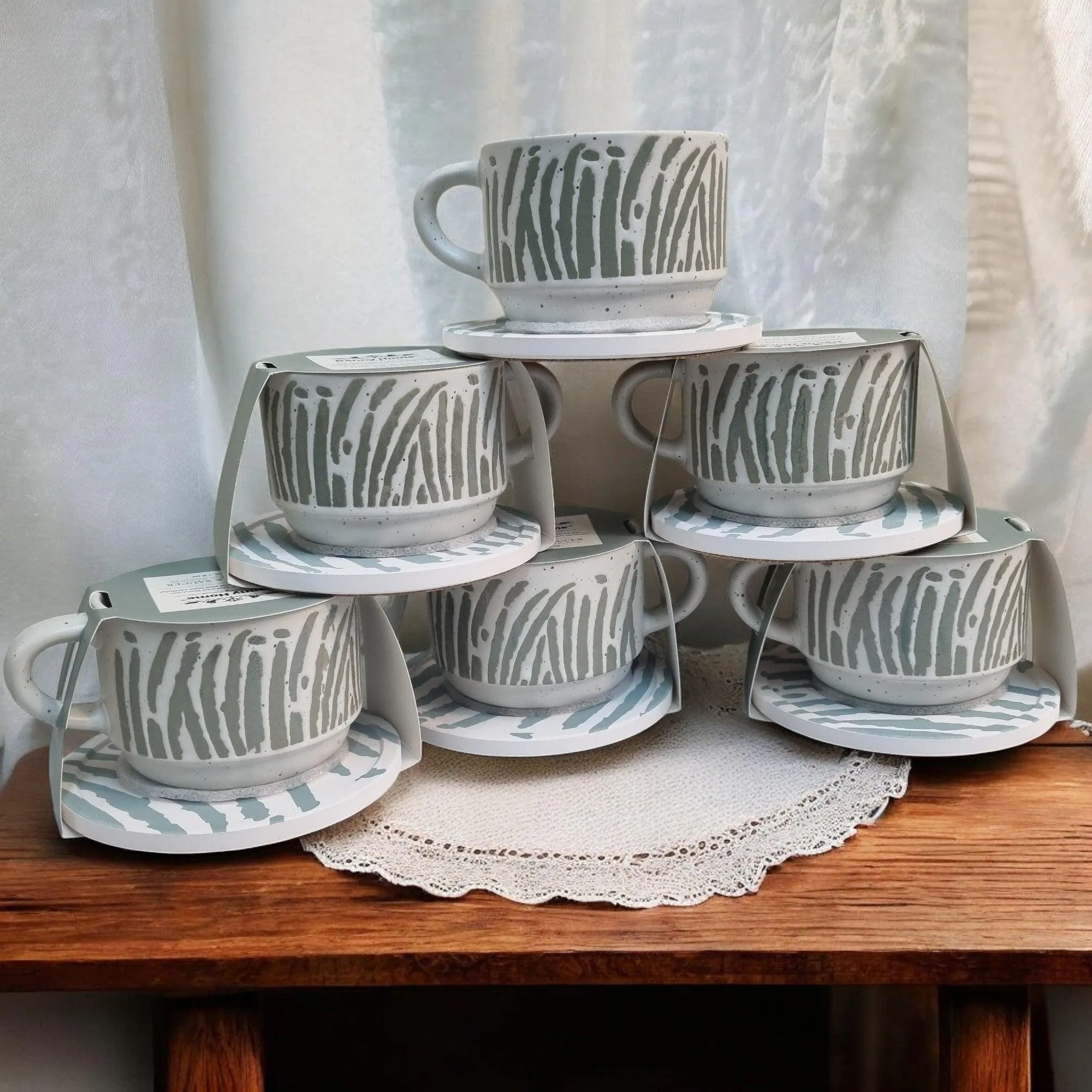 Nature Series - Ceramic Mugs with Coasters