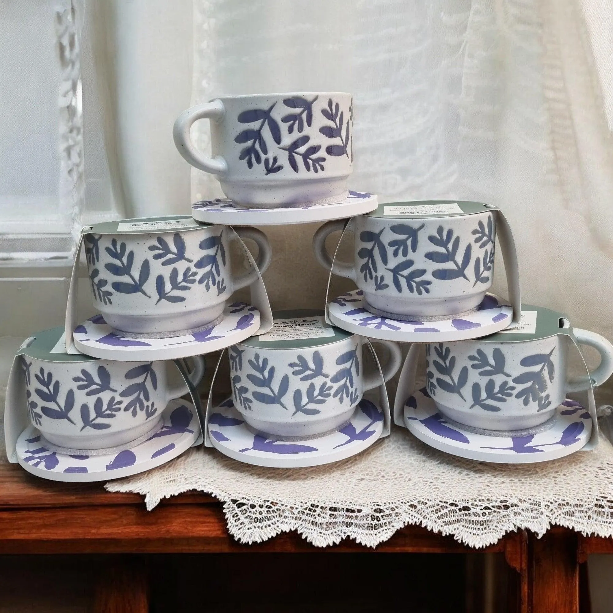 Nature Series - Ceramic Mugs with Coasters