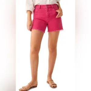 NEW Faherty Sunwashed Denim Short in Pink