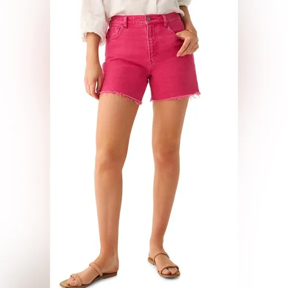 NEW Faherty Sunwashed Denim Short in Pink