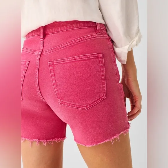 NEW Faherty Sunwashed Denim Short in Pink
