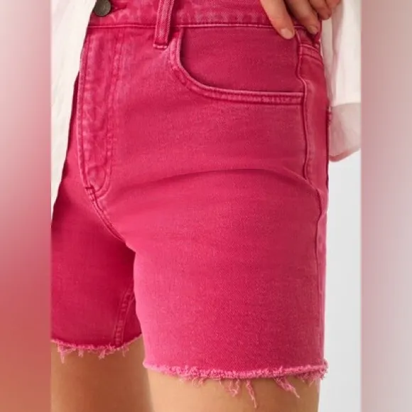 NEW Faherty Sunwashed Denim Short in Pink