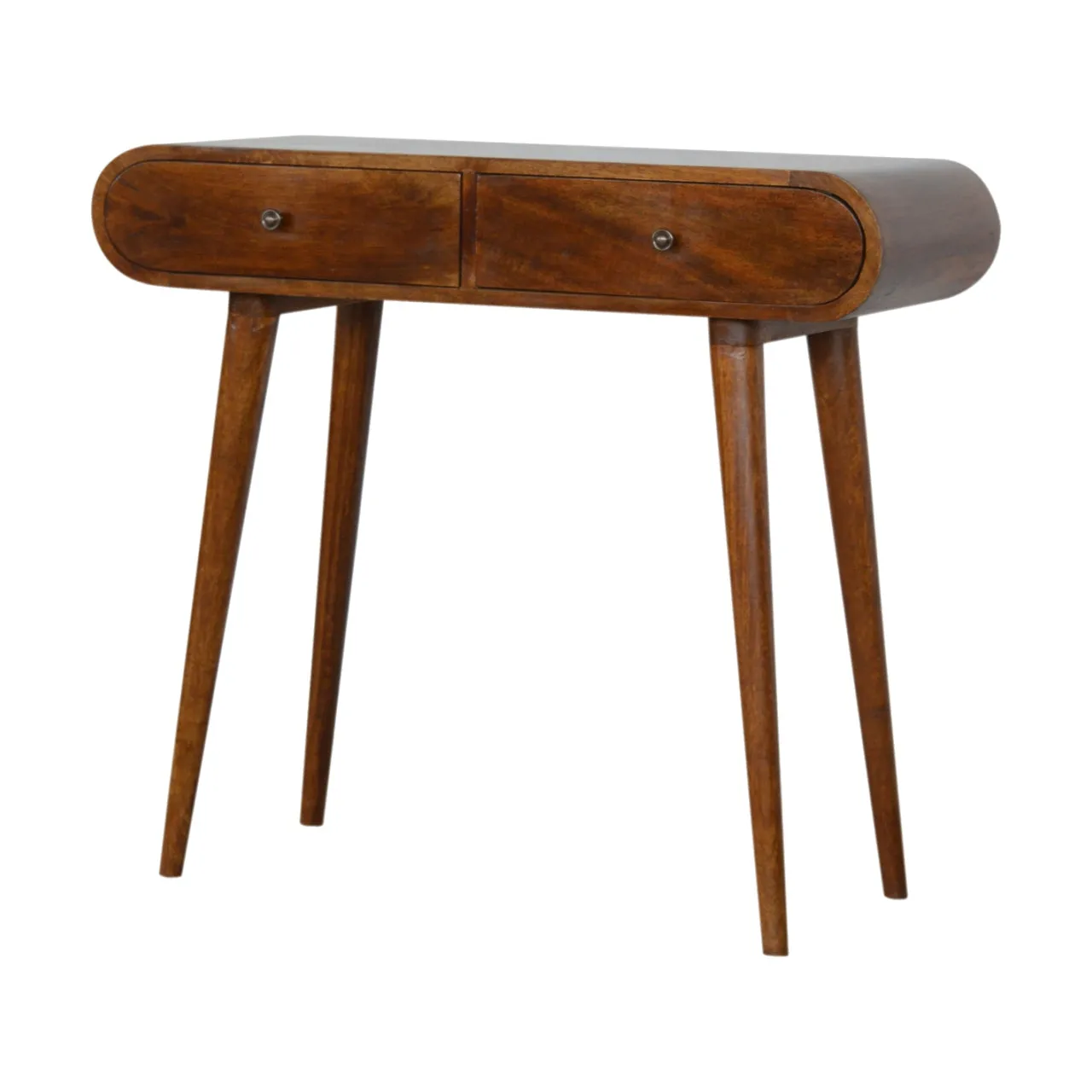 NEWTON Curved Console Table with Drawers