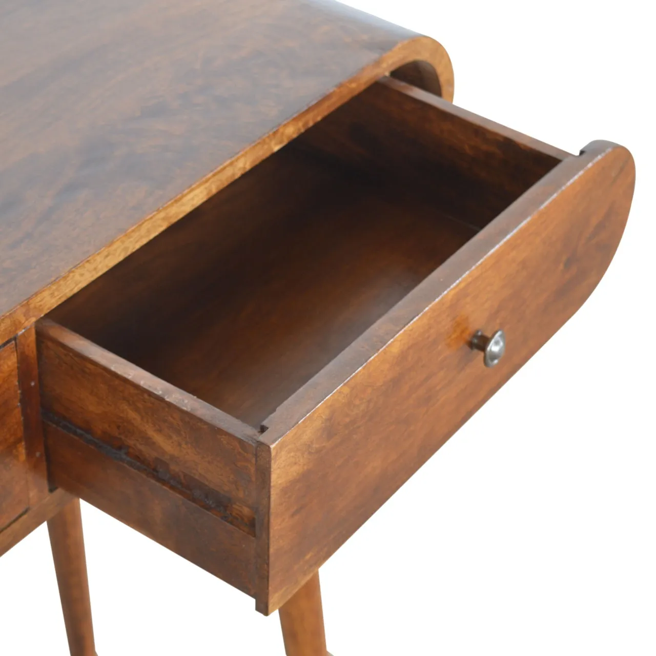 NEWTON Curved Console Table with Drawers
