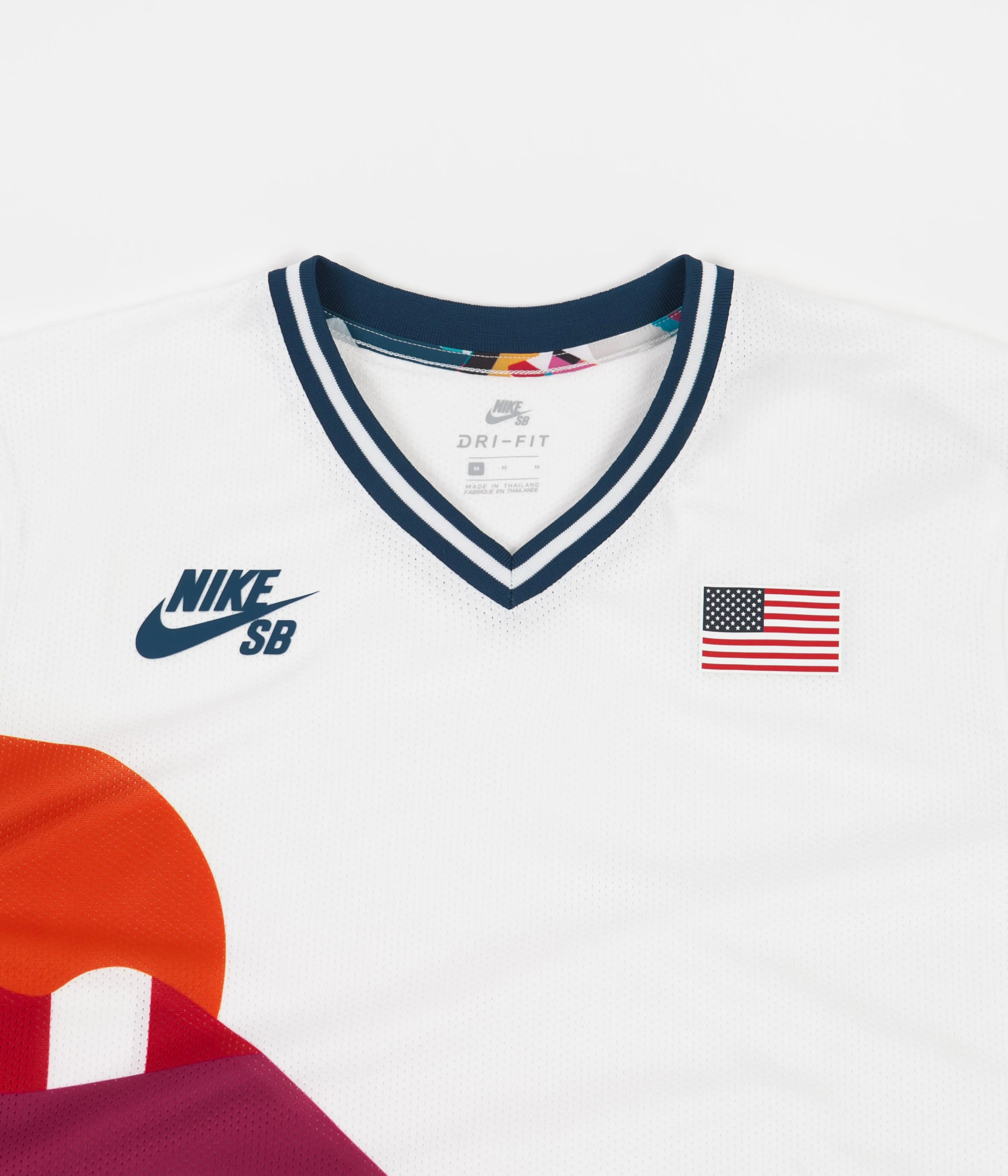 Nike SB x Parra 'USA Federation Kit' Jersey - White / Brave Blue