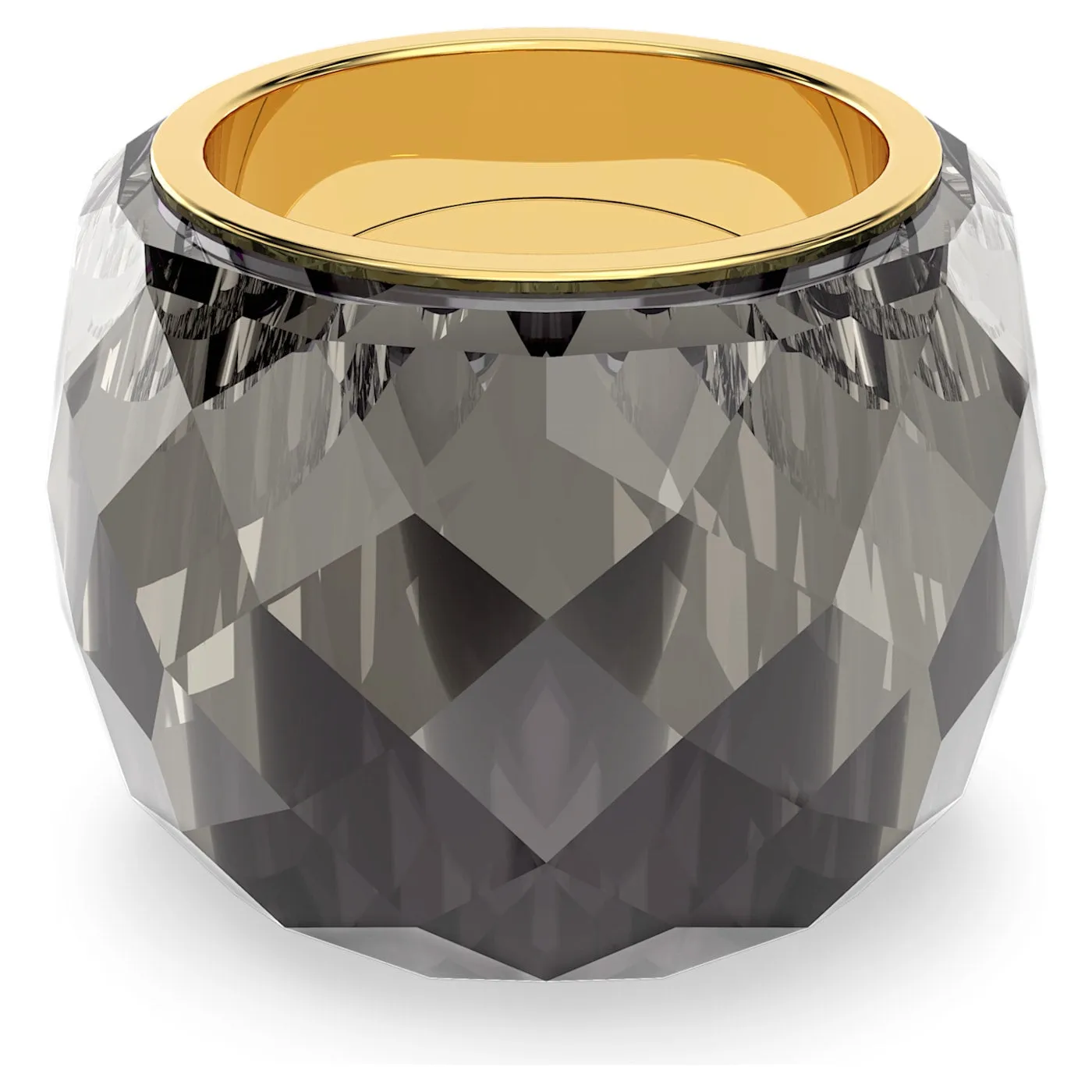 Nirvana ring Gray, Gold-tone PVD