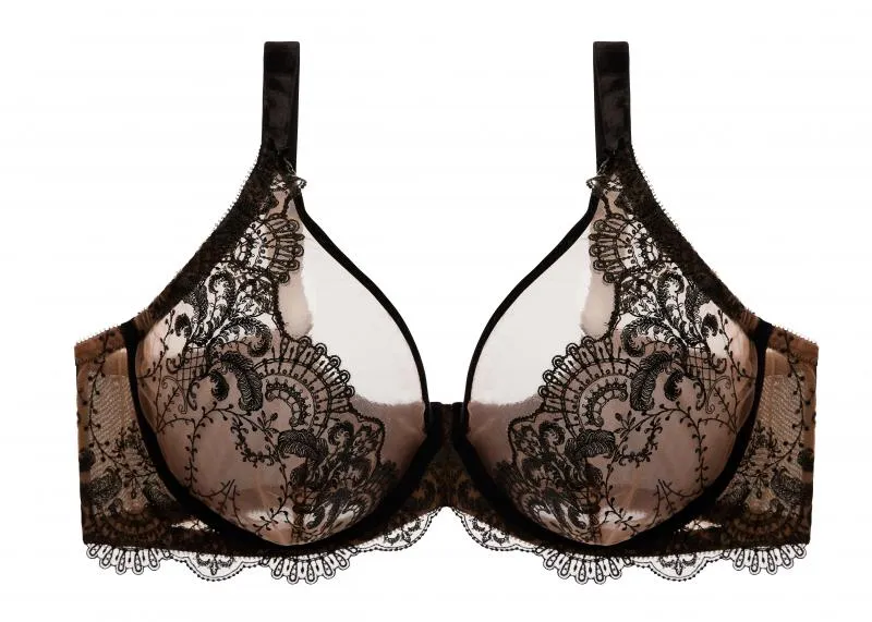 Nom De Plume Plunge Bra - Black -