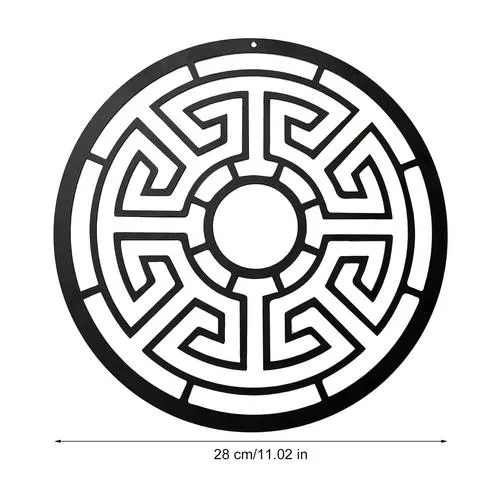 Nordic Style Iron Viking Decor Norse Mythology Symbols Wall Hanging Decoration