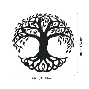 Nordic Style Iron Viking Decor Norse Mythology Symbols Wall Hanging Decoration