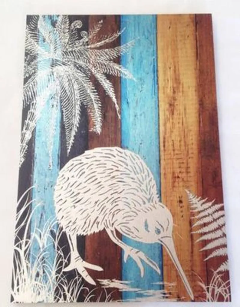 NZ Kiwi Bird Art Panel