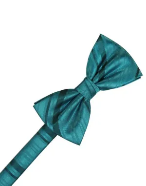 Oasis Striped Satin Kids Bow Tie