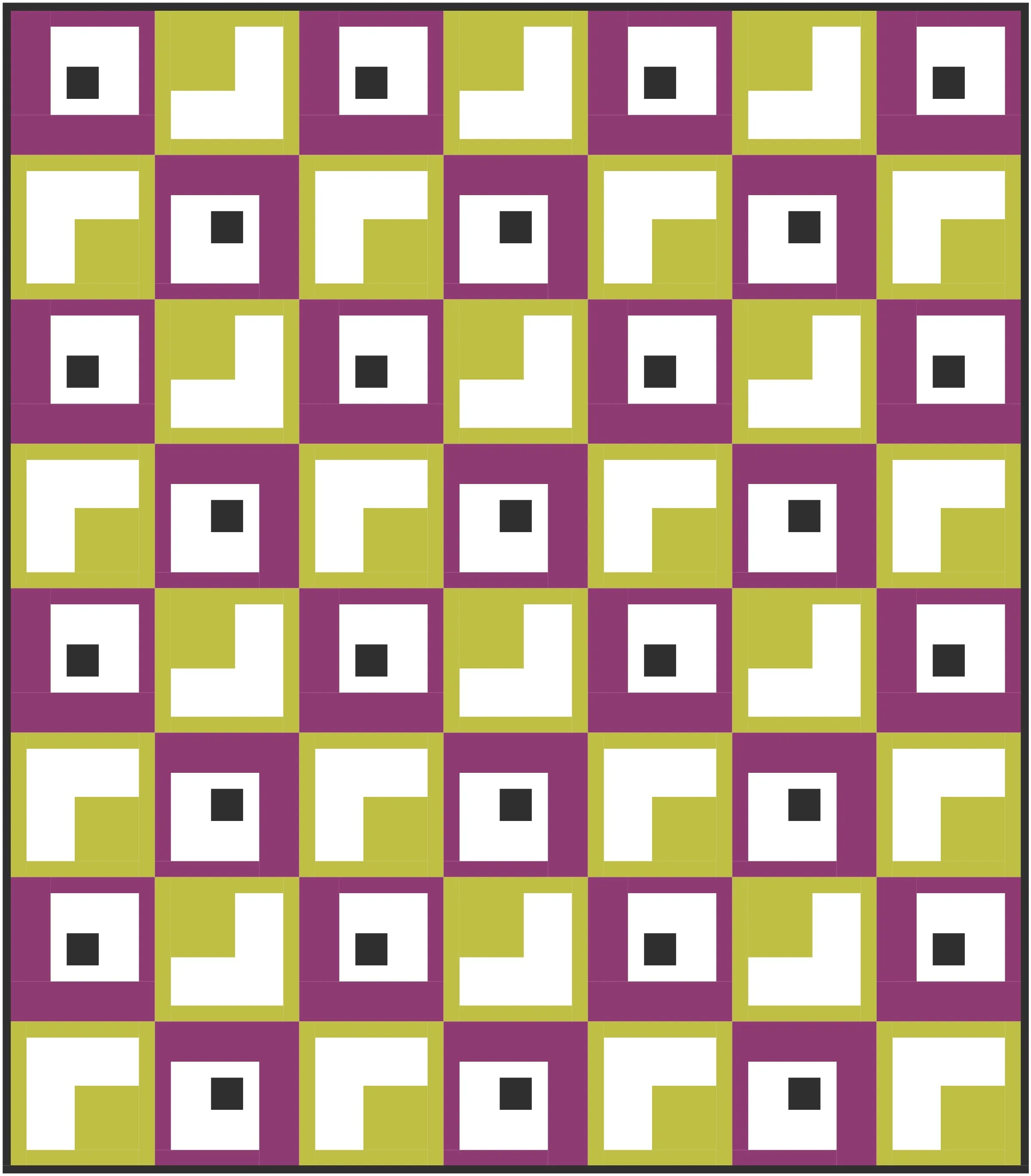 Offset Quilt Block Pattern