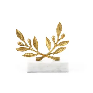 Olive Statue / Gold Leaf