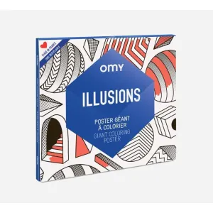 OMY - colouring poster - Illusion