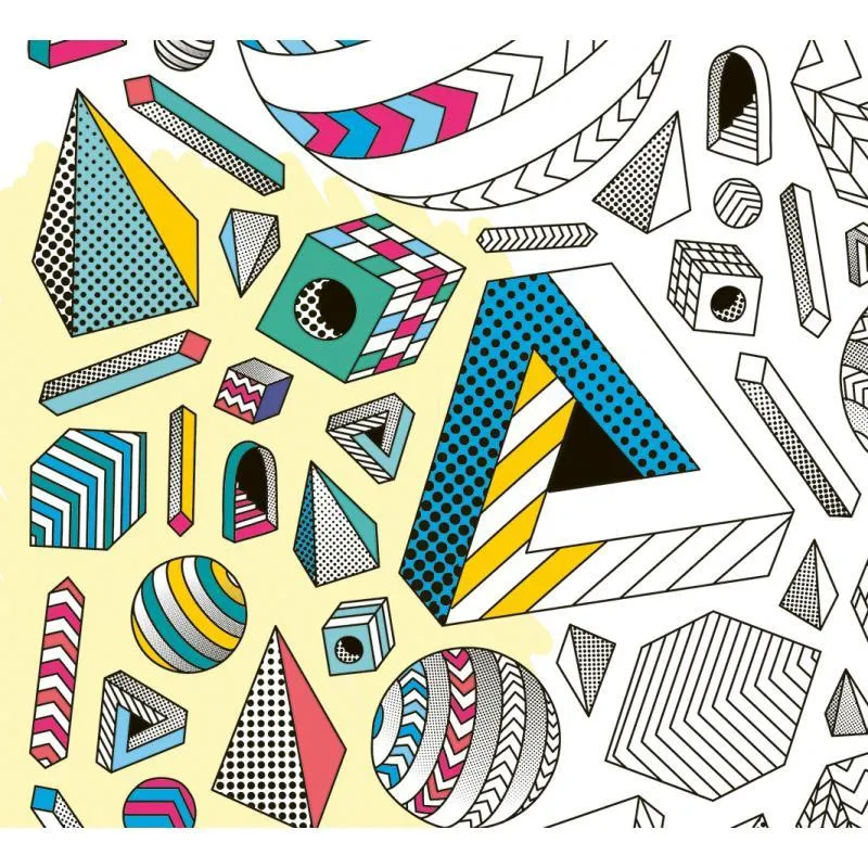 OMY - colouring poster - Illusion