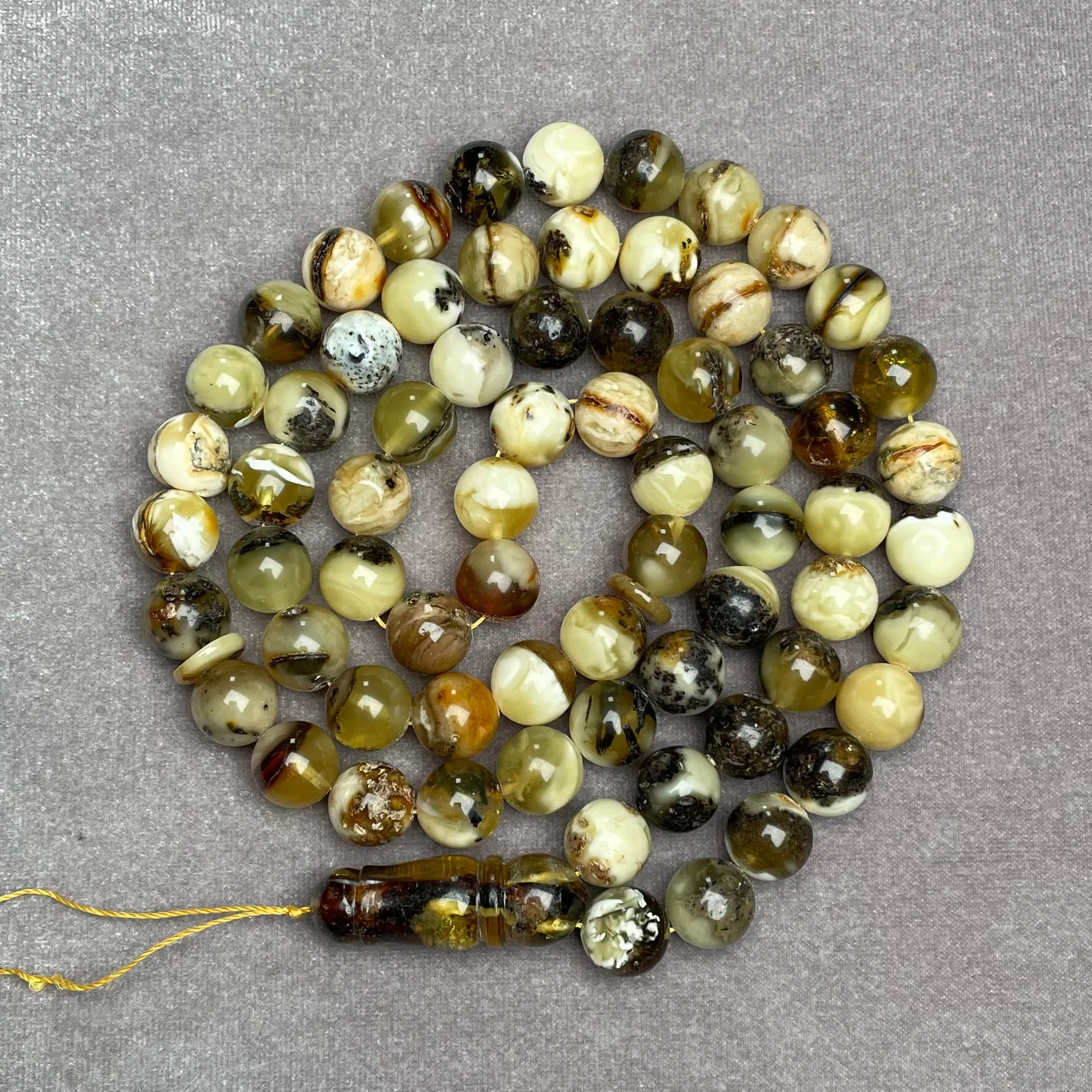 OREO AMBER MISBAHA 10,3mm 42,4g