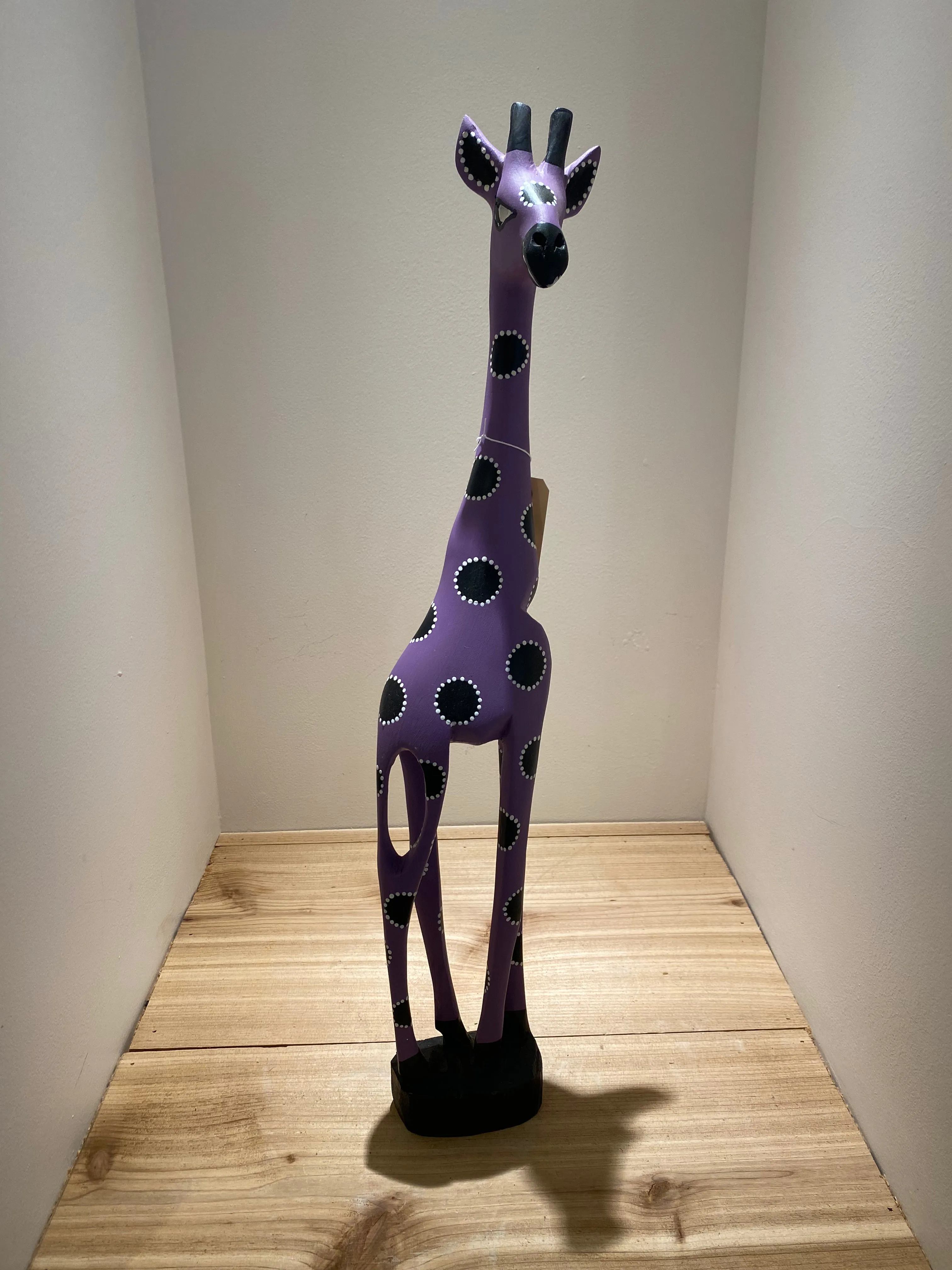 Painted Wood Giraffe