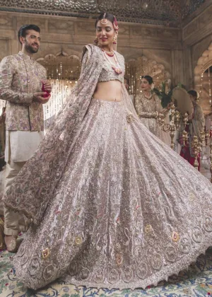 Pakistani Bridal Heavy Lehnga Choli for Wedding #J5159