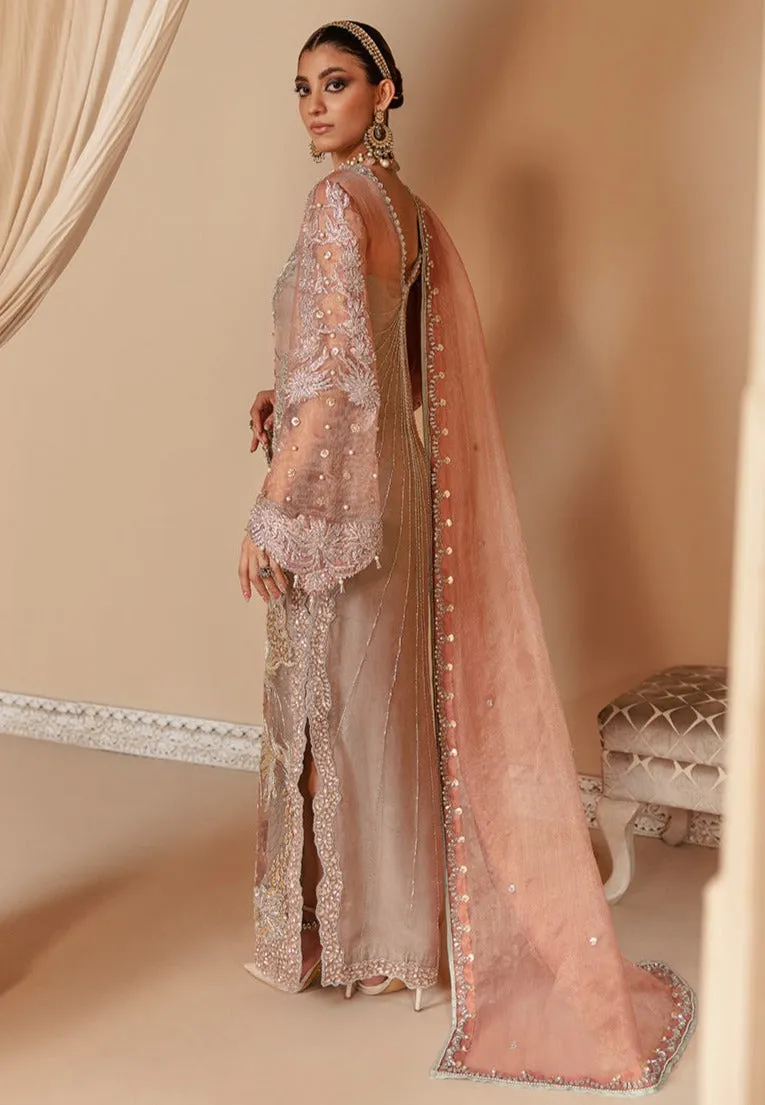 Pakistani Pink Dress in Kameez Trouser Dupatta Style