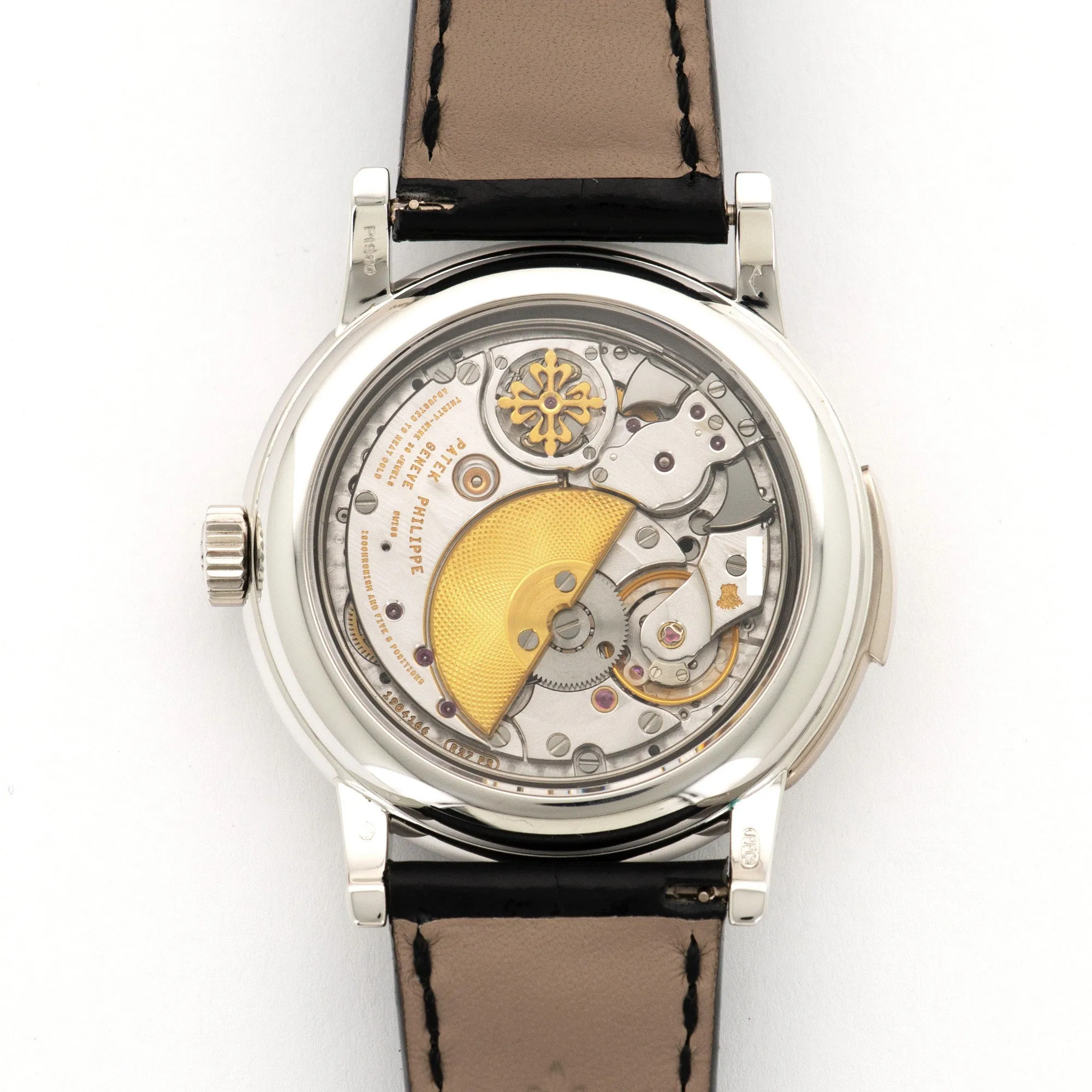 Patek Philippe Platinum Enamel Dial Minute Repeater Watch Ref. 5078