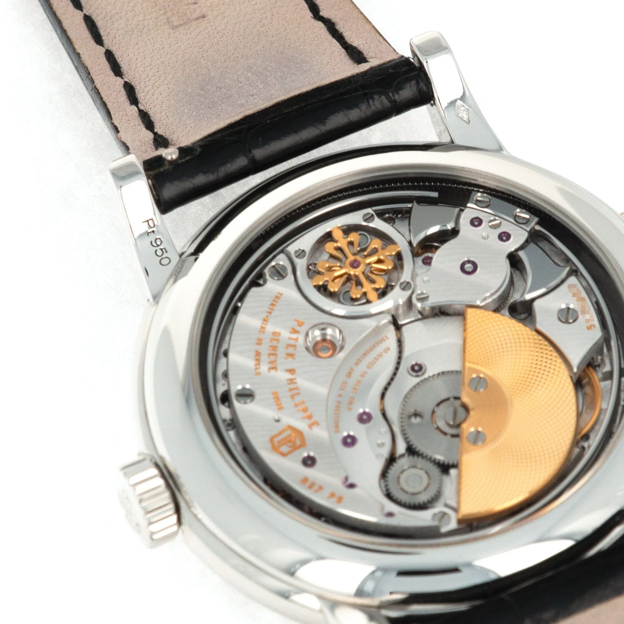 Patek Philippe Platinum Minute Repeater Black Dial Watch Ref. 5078