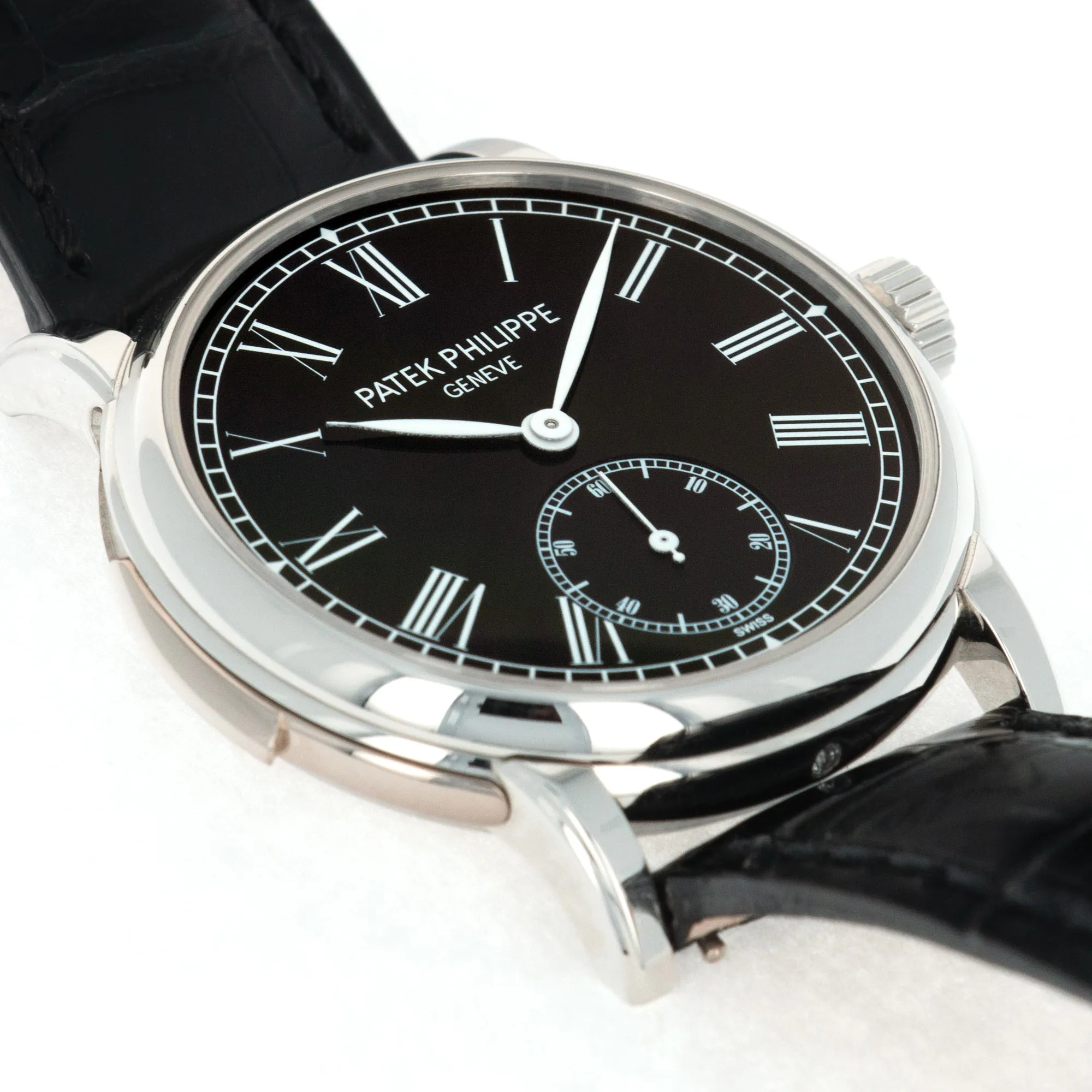 Patek Philippe Platinum Minute Repeater Black Dial Watch Ref. 5078