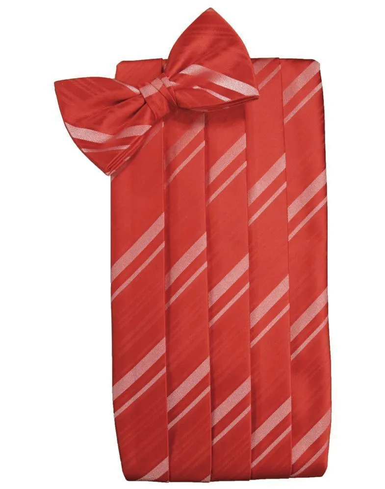 Persimmon Kids Striped Satin Cummerbund