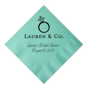 Personalized Napkins BRIDE & CO. - Set of 100