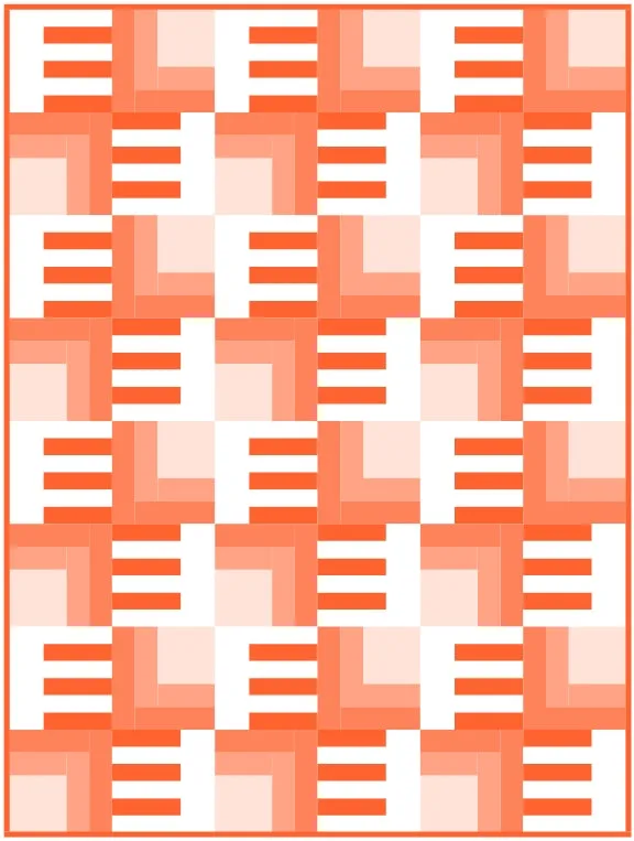 Piano Keys Quilt Block Pattern