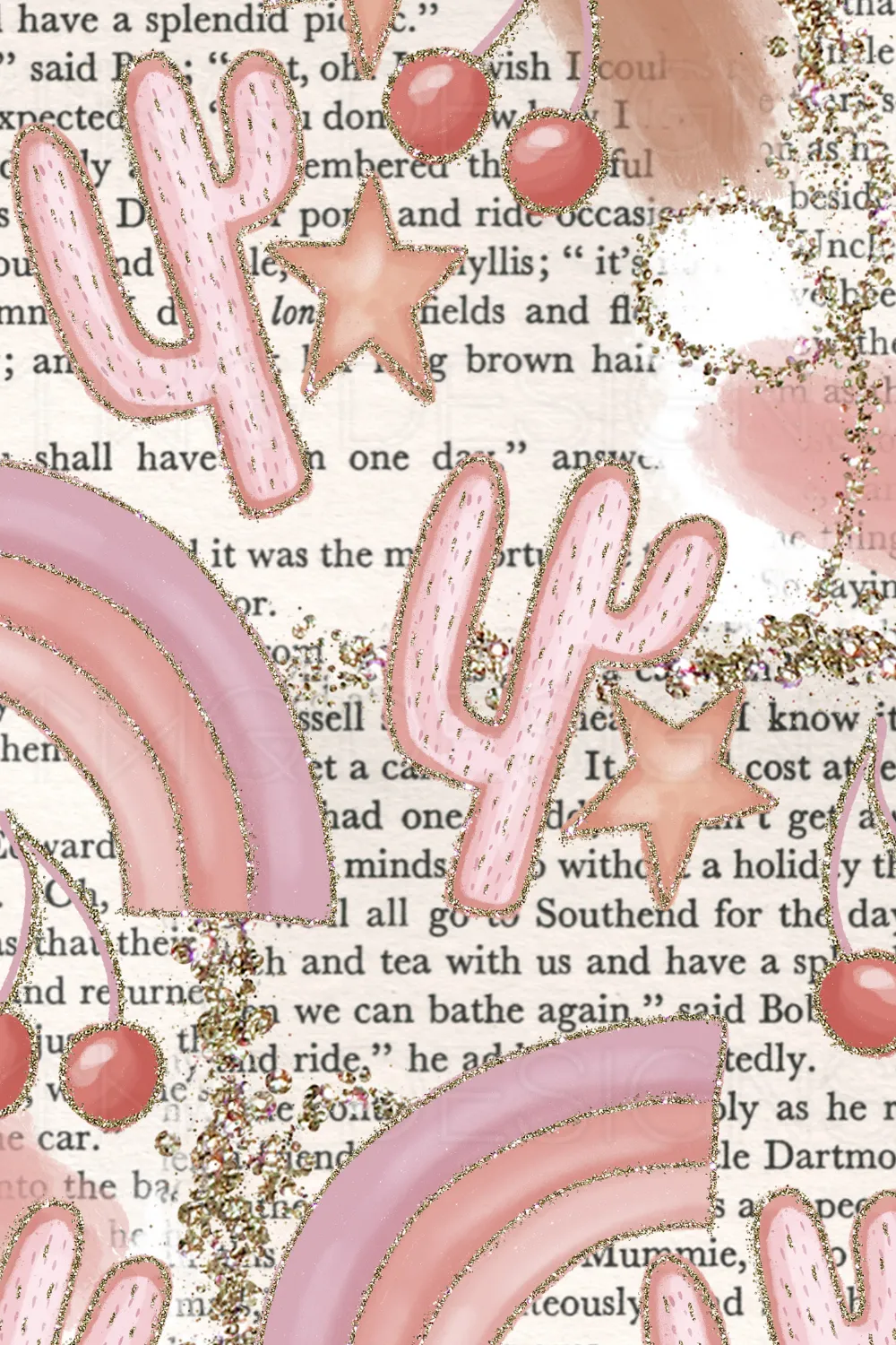 Pink Edit Clipart   Pattern Bundle