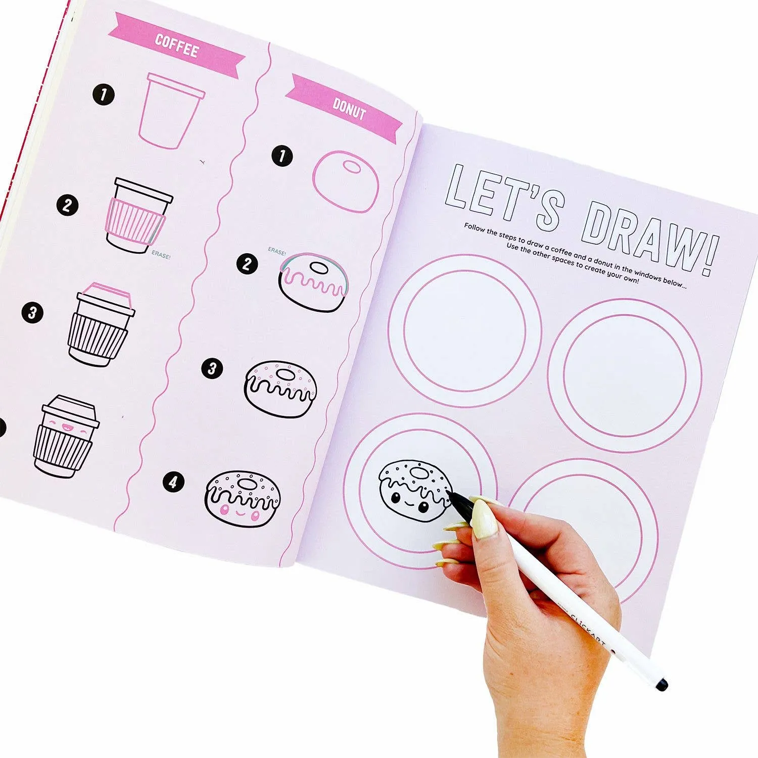Pipsticks - Draw-Along Food sticker book