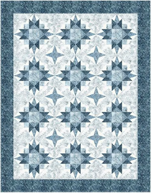 Polaris Batik Quilt Kit