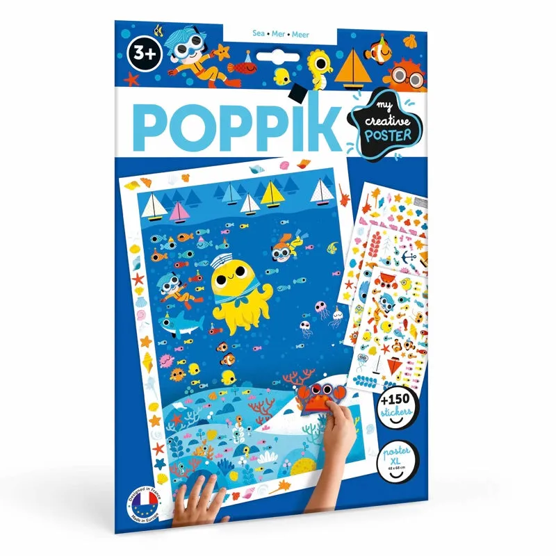 Poppik - Creative Sticker Poster - Sea