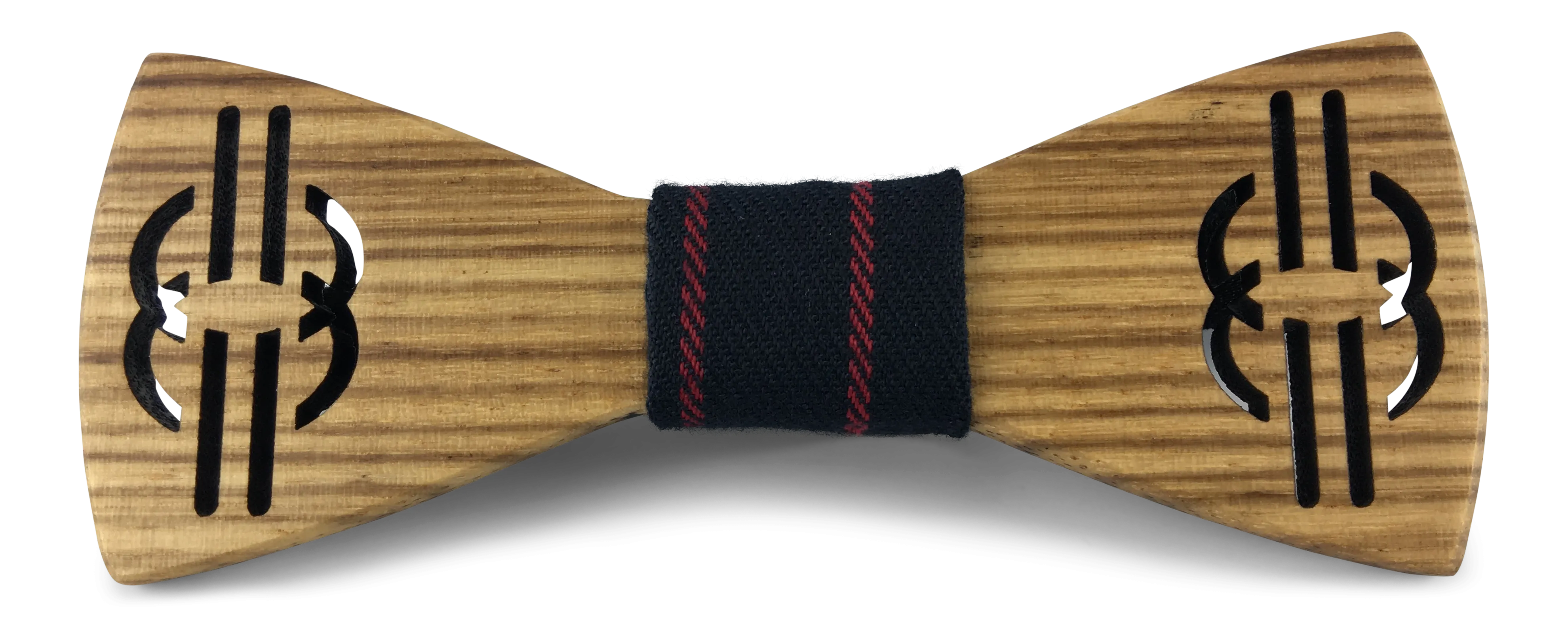 Premium Wooden Creative Handmade Bowtie with Matching Cotton Mens Blend Sock