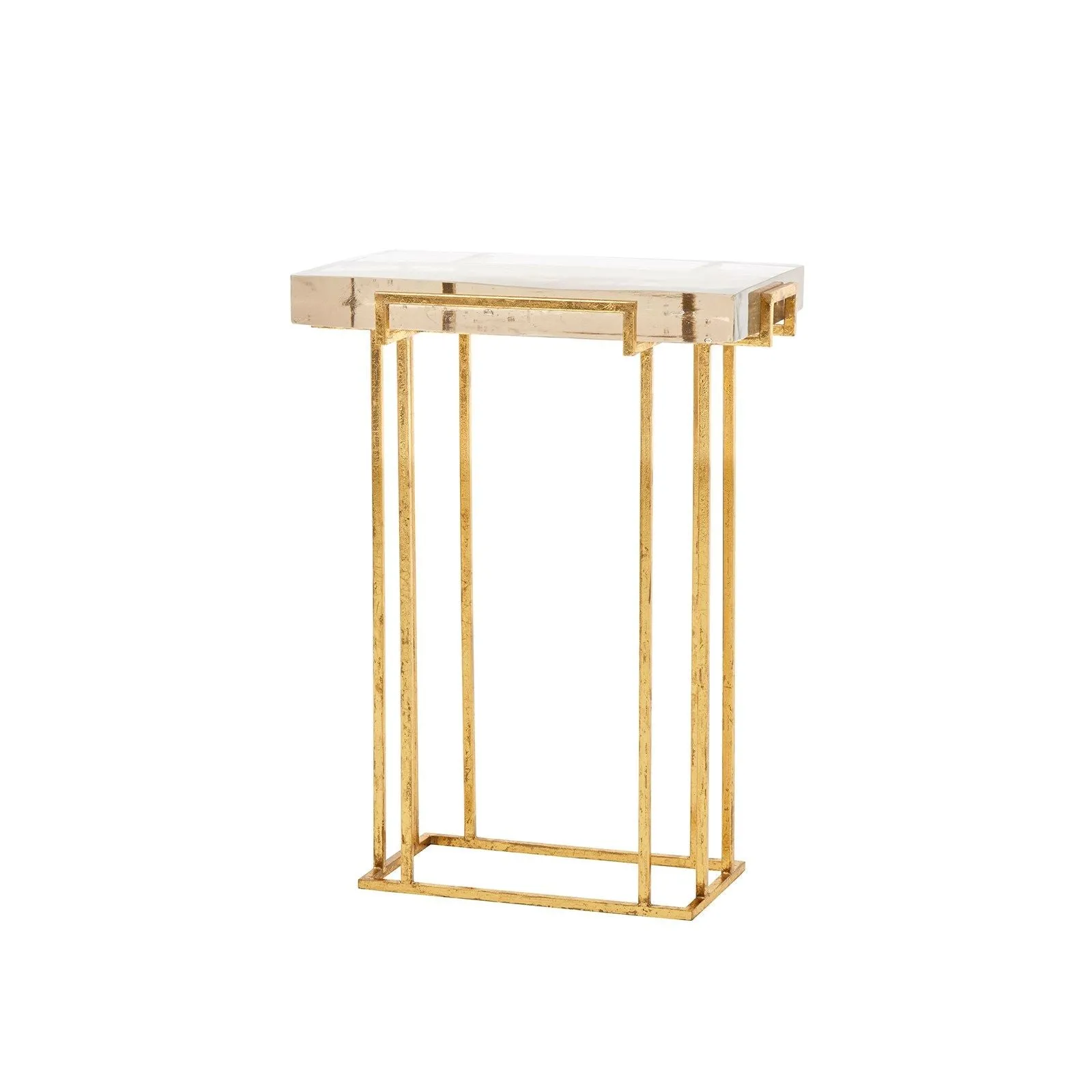 Prism Side Table / Gold Leaf
