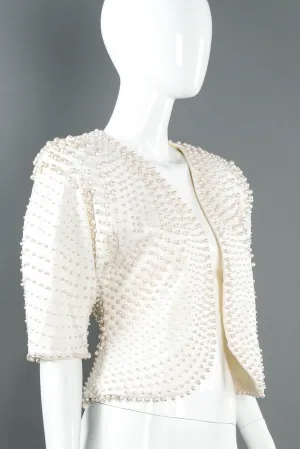 Puff Pearl Bolero Jacket