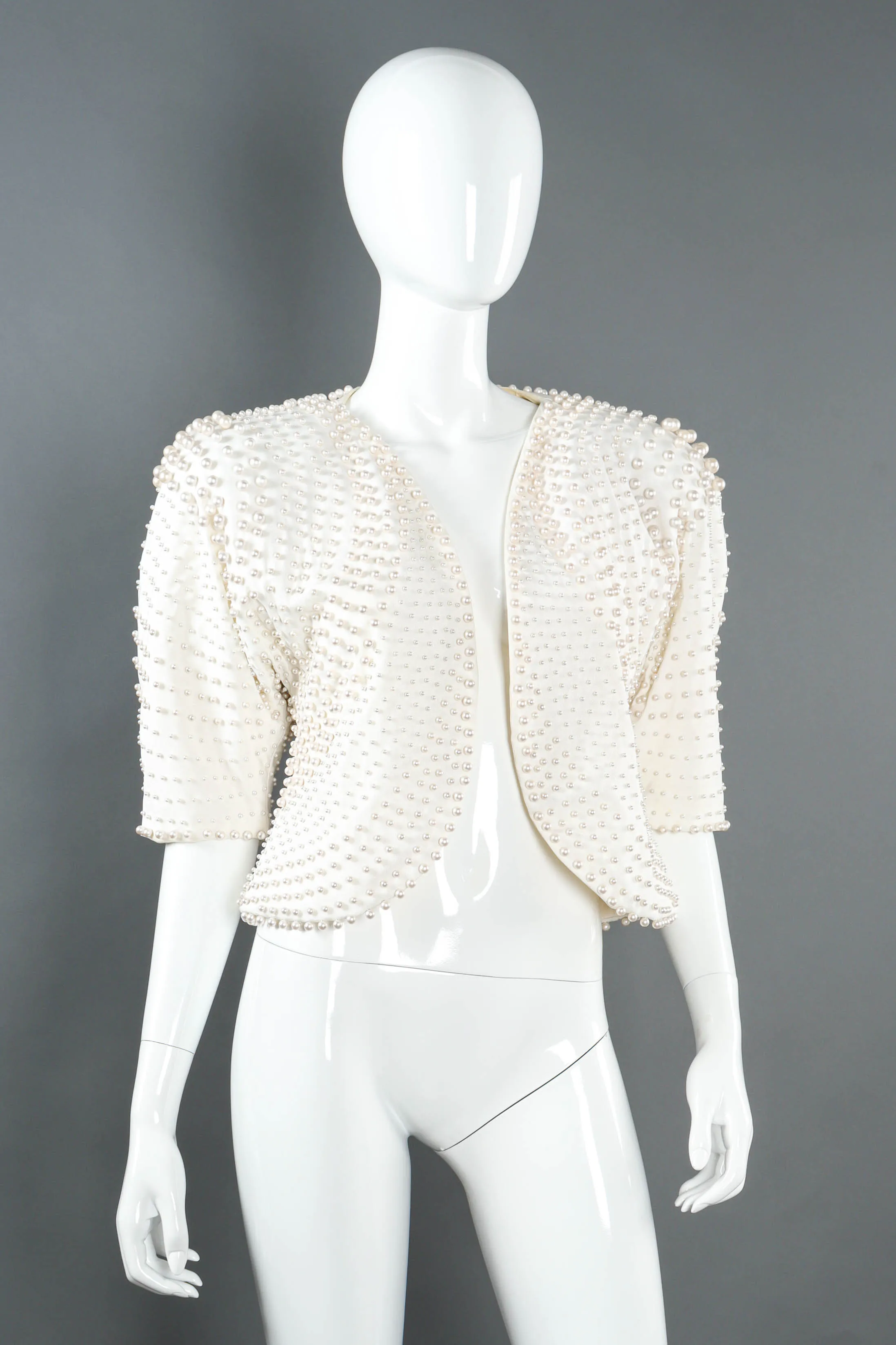 Puff Pearl Bolero Jacket