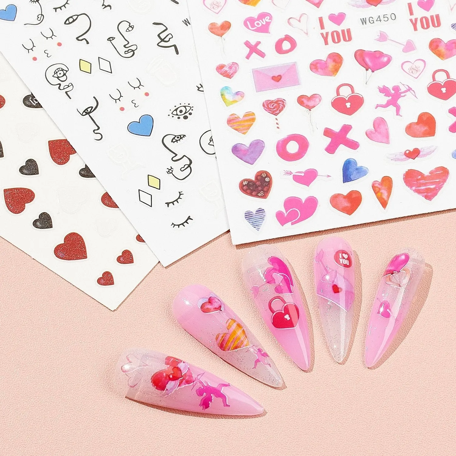 Queensland of Hearts Nail Décor Set