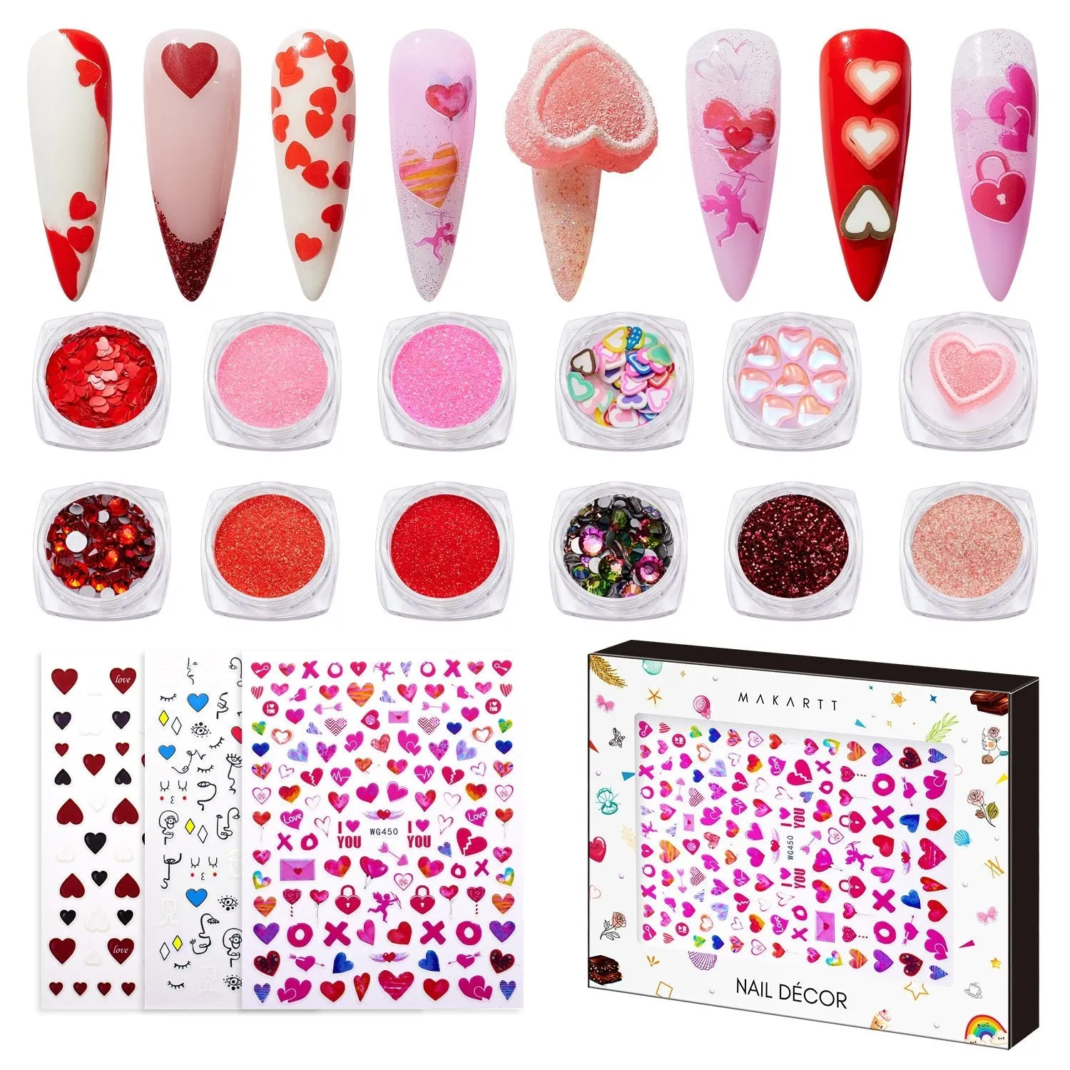 Queensland of Hearts Nail Décor Set