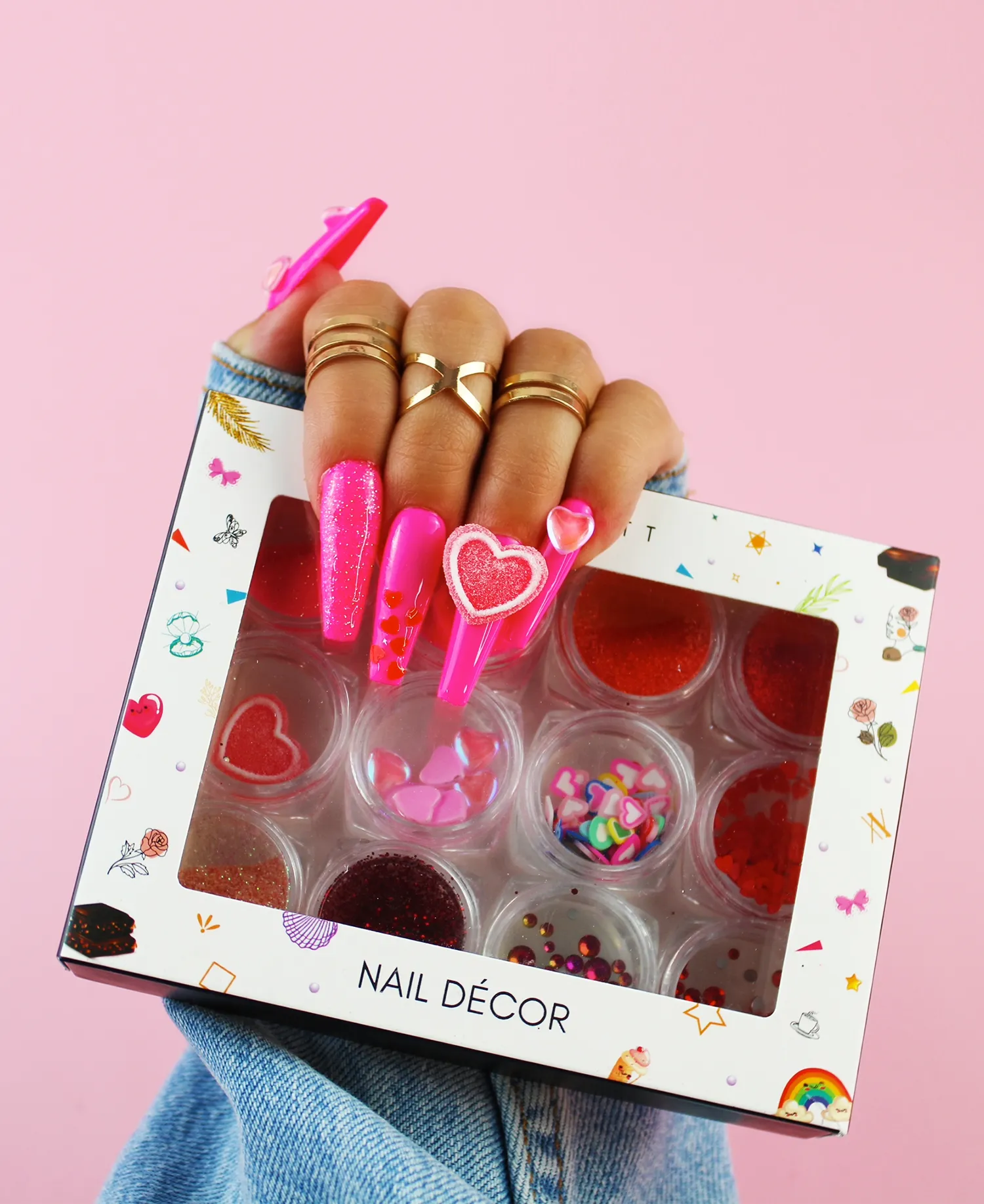 Queensland of Hearts Nail Décor Set