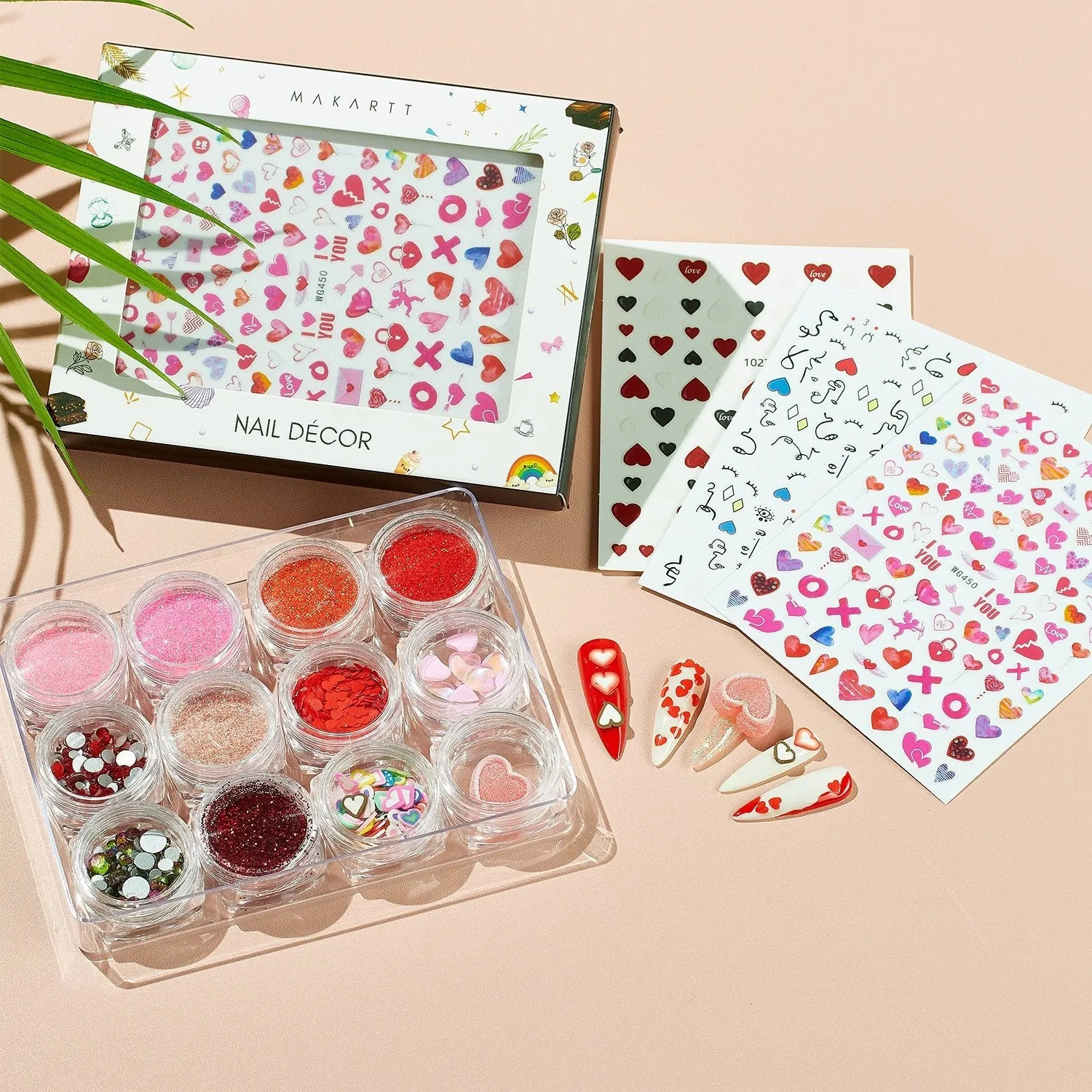 Queensland of Hearts Nail Décor Set