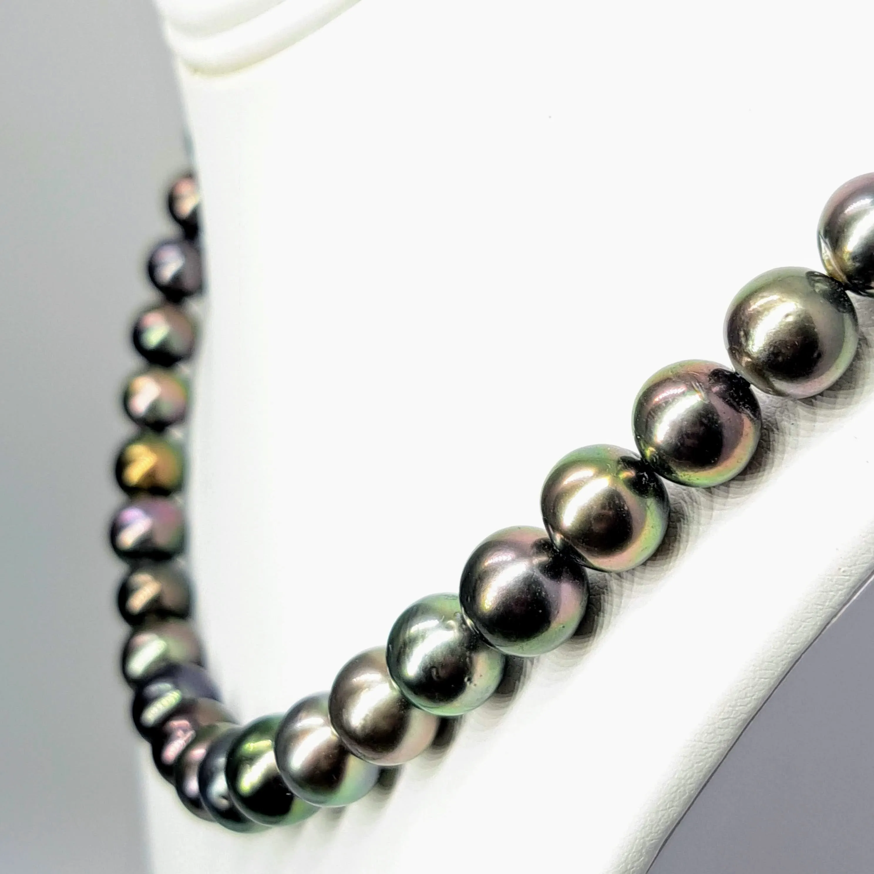 "Gold Standard" 16" Necklace - Tahitian Pearl with 14k Gold Safety Clasp