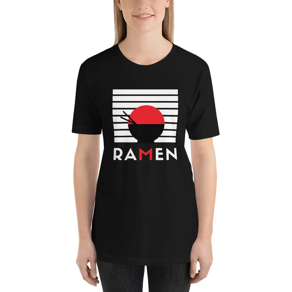 "Ramen" Unisex Japanese Ramen Noodles Eco T-Shirt