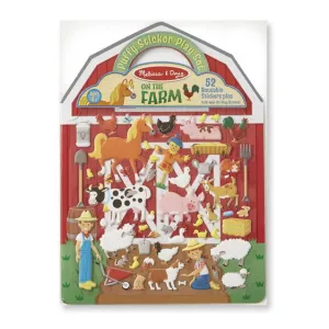 Reusable Puffy Stickers Farm