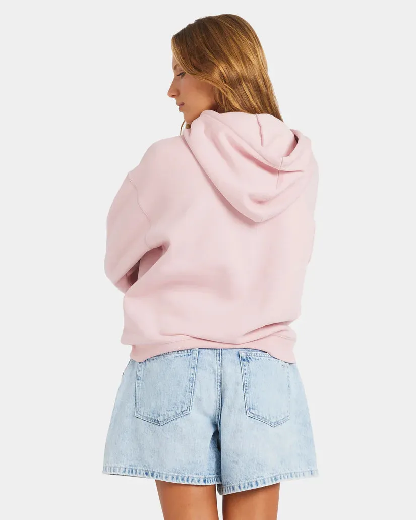 Roxy Perfect Place Hoodie Brushed - Bleached Mauve