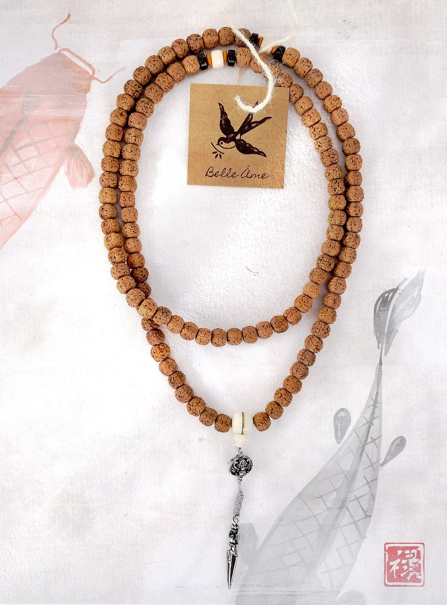 Rudraksha Tibetan Prayer Beads