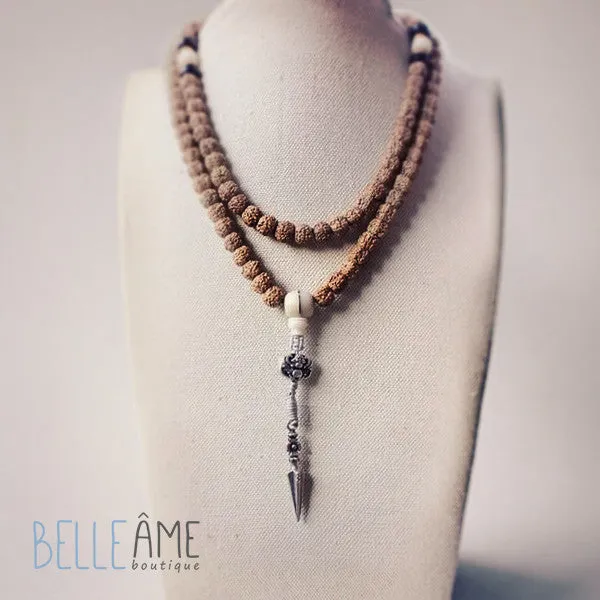 Rudraksha Tibetan Prayer Beads