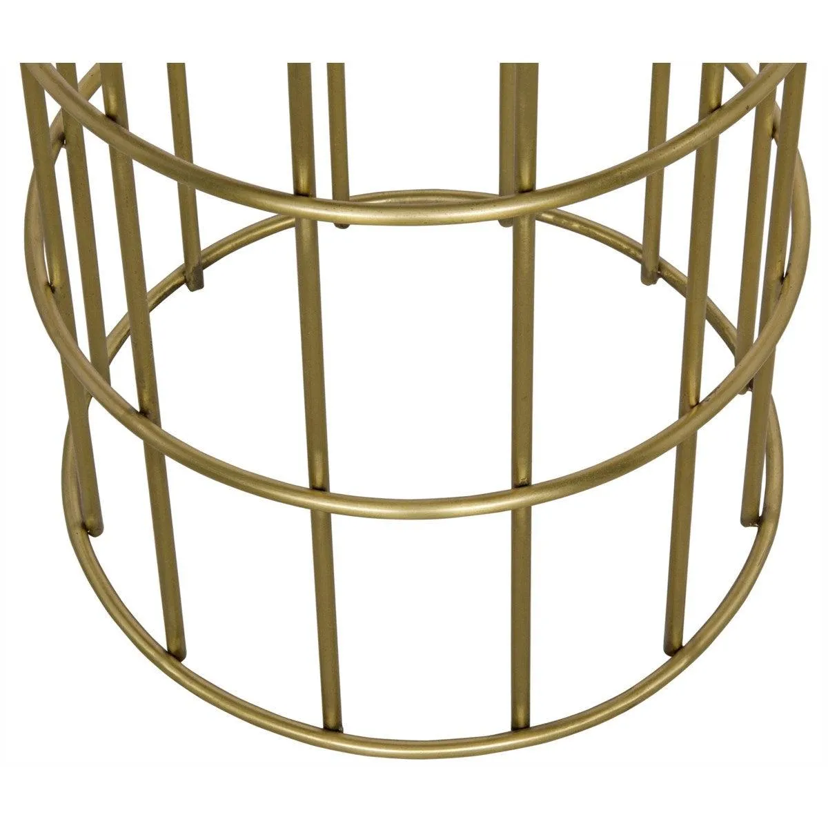 Ryley Counter Stool, Steel with Brass Finish
