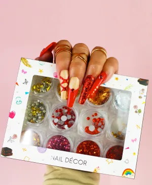 Saffron Spices Nail Decoration Set