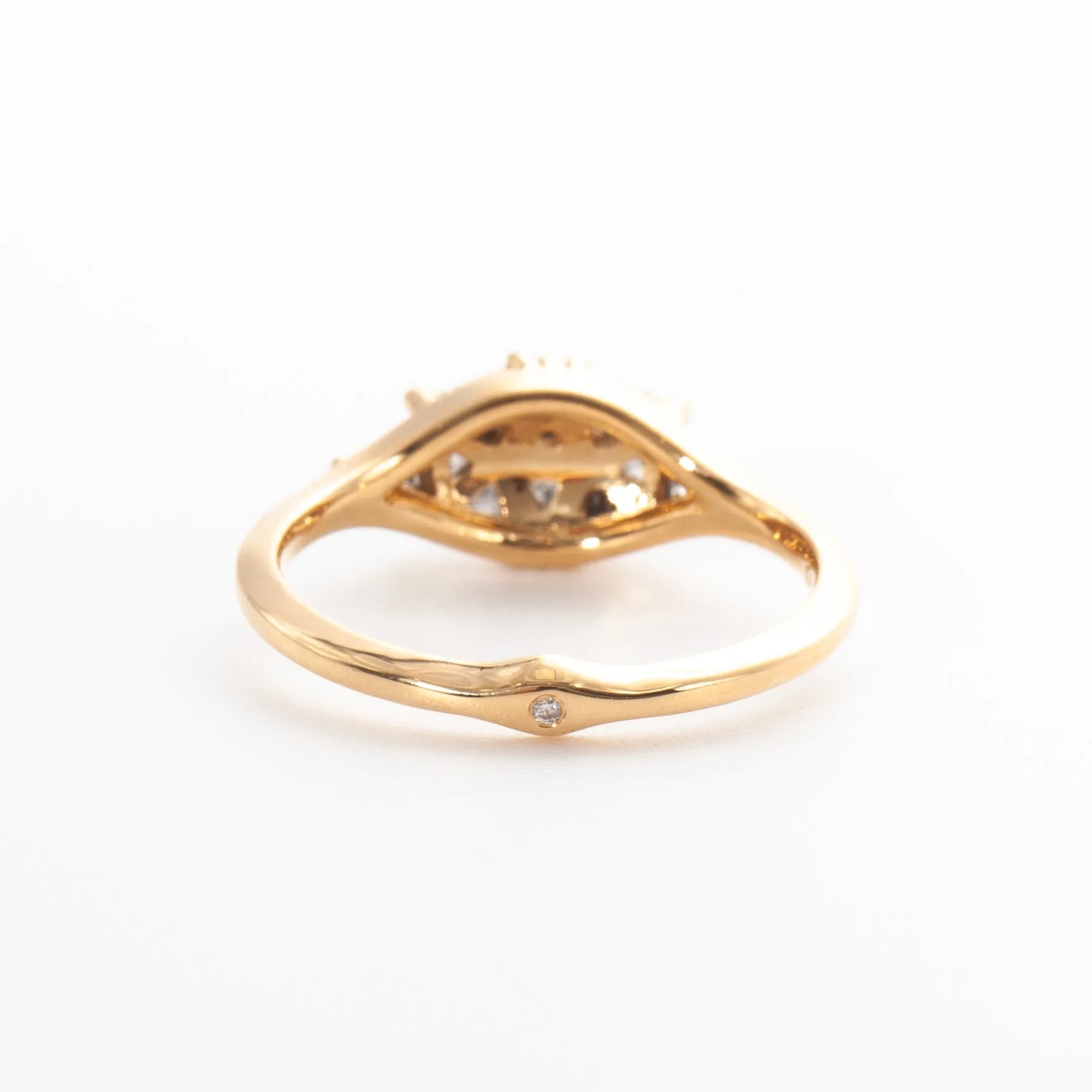 Salt & Pepper Diamond Dome Ring